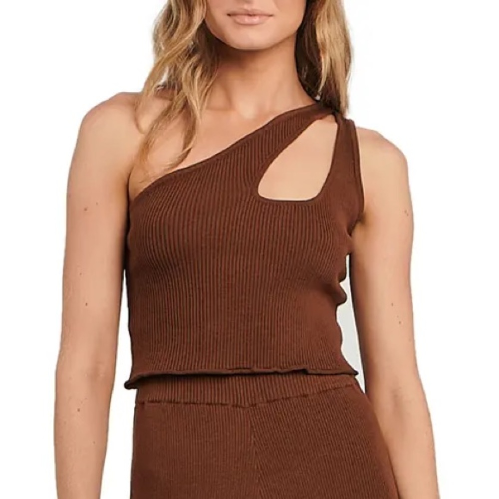 Charlie Holiday Cutout Crop Top